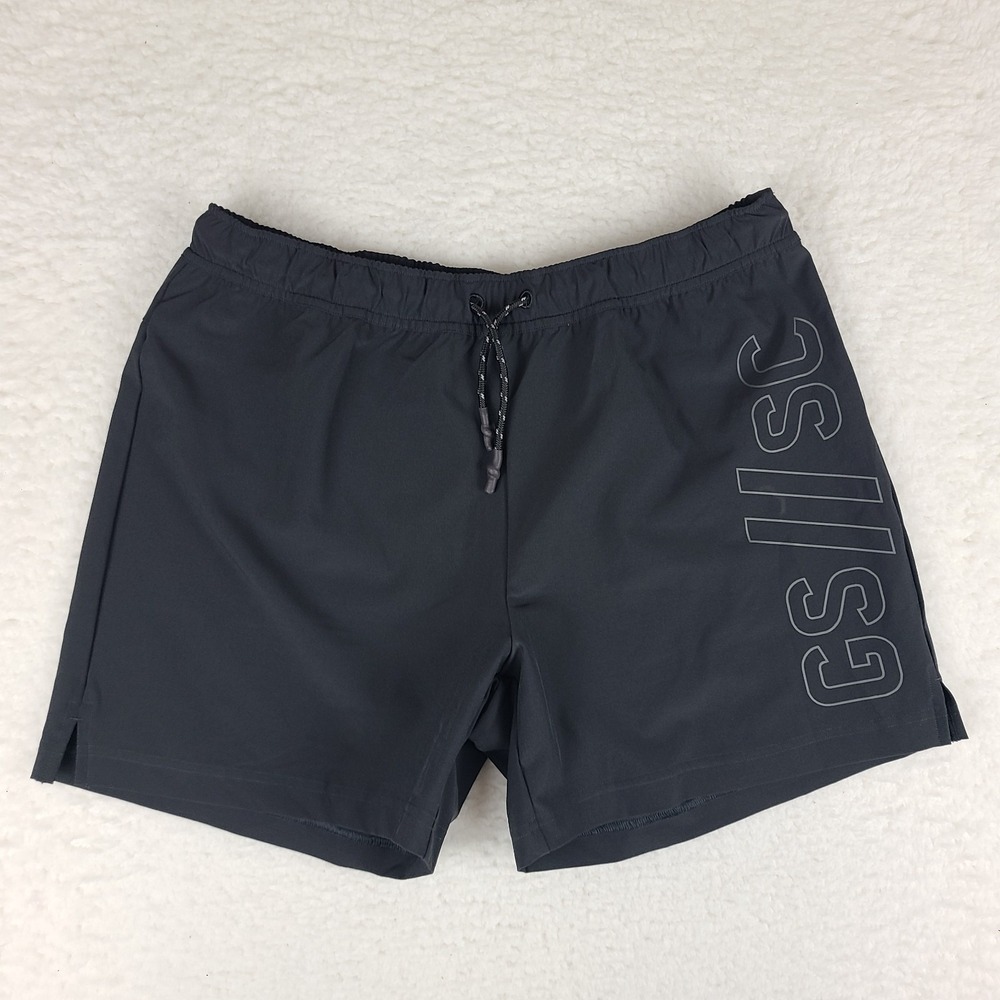 Gymshark Shorts Mens Medium Black Training Active Steve Cook Strength Collection